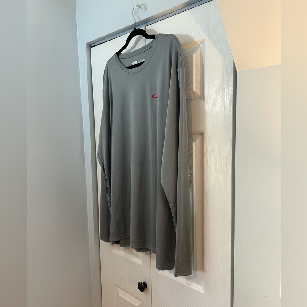 Drake Performance Long Sleeve Shirt 3XL UPF 50+ Fishing Outdoors Gray